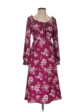 LILY ROSE floral midi dress